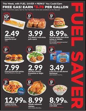 hyvee weekly fuel saver